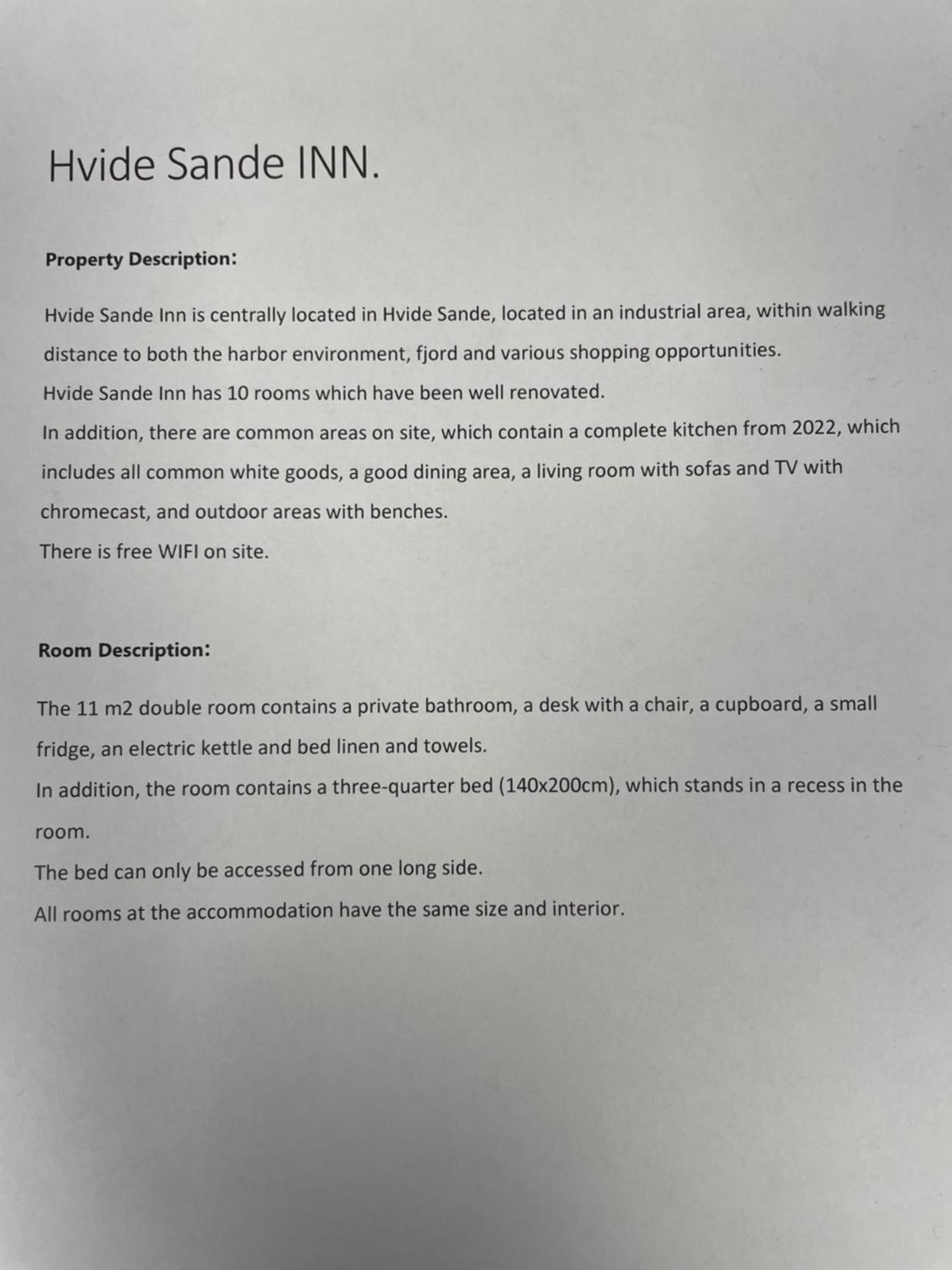 Hvide Sande Inn エクステリア 写真